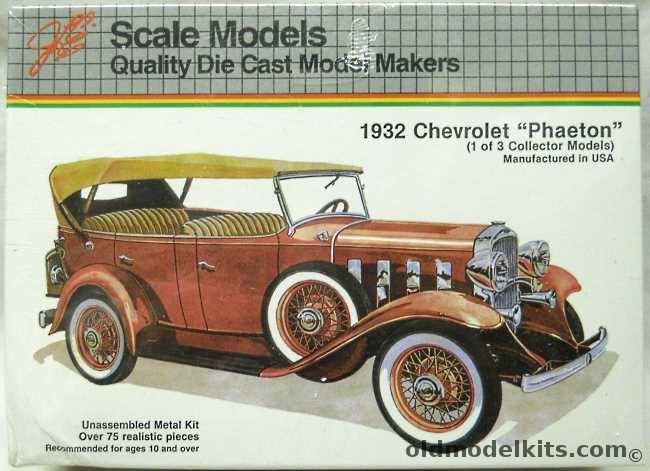 Scale Models 1/20 1932 Chevrolet Phaeton (ex-Hubley), 4002 plastic model kit